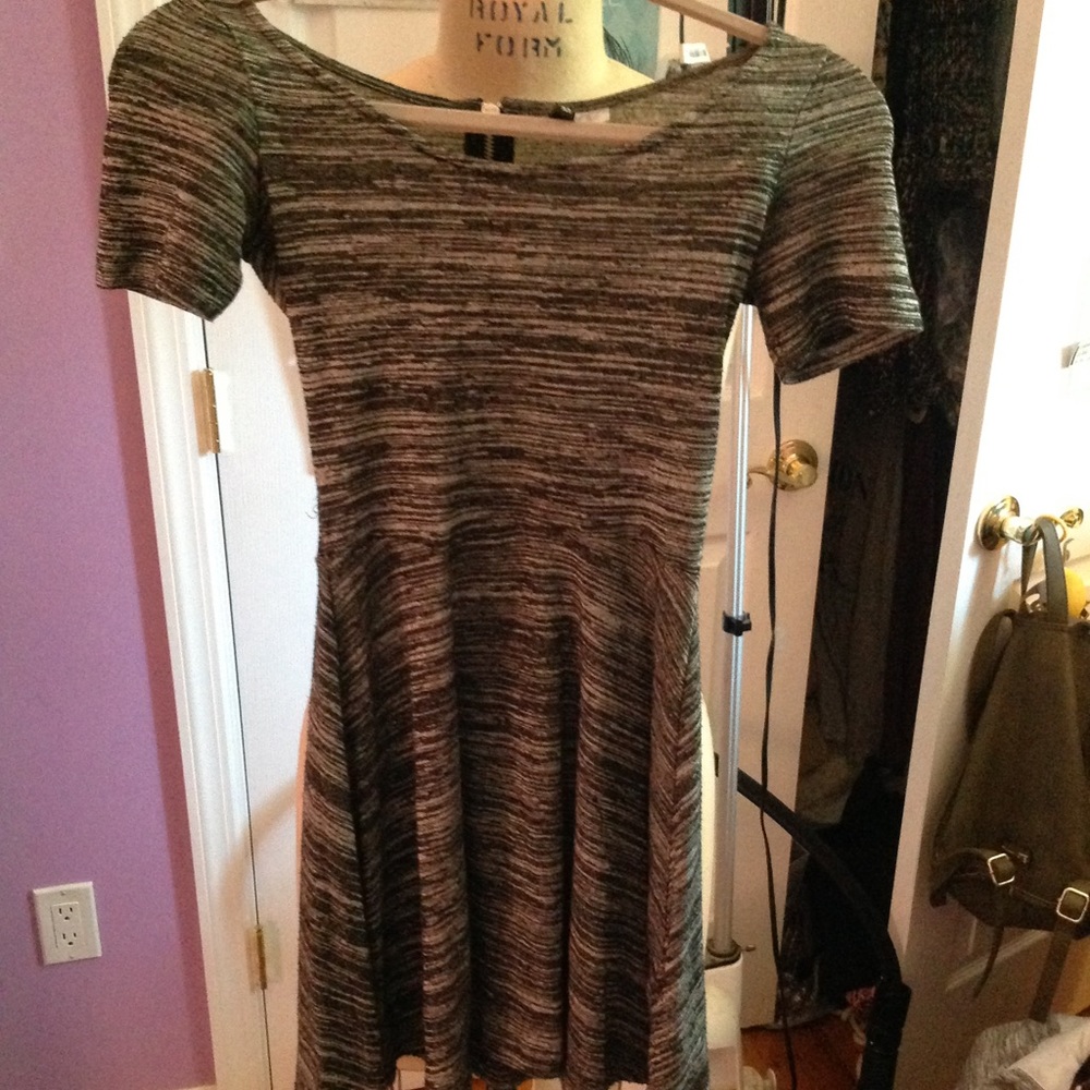 Gray H&M Skater Dress